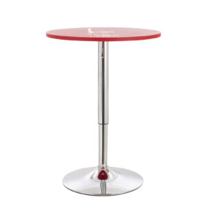 MESA MULTIF. COLOR ROJA REDONDA