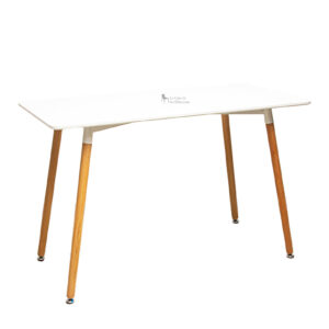 MESA RECTANGULAR DE 1,20 X 80 BLANCA