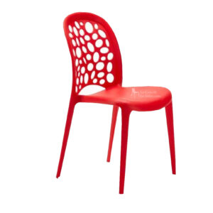 SILLA ALEXIA ROJA /NEGRO/BLANCO