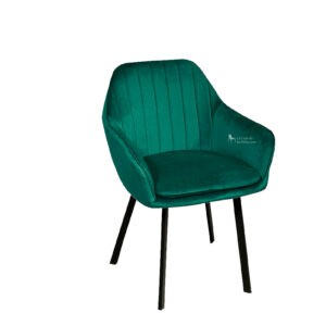 SILLA COMEDOR VELVED VERDE.