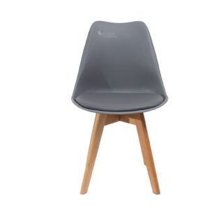 SILLA COMEDOR TULIP GRIS