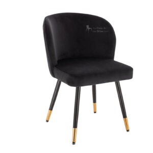 SILLA ELEGANCE VELVET NEGRO