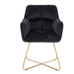 SILLON KENDALL GOLD NEGRO