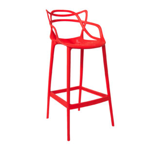 TABURETE TRAMONTINA ROJA