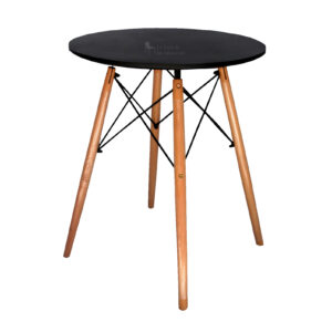 MESA TOWER COLOR NEGRA 60 DIAMETRO