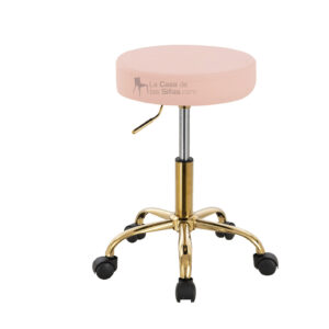 TABURETE ALEX GOLD ROSA
