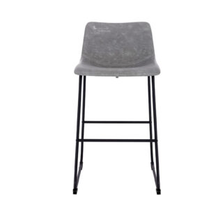 TABURETE INDUSTRIAL CAMEL GRIS