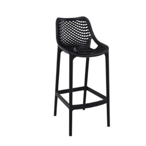 TABURETE SIENA 75CM BLANCO Y NEGRO