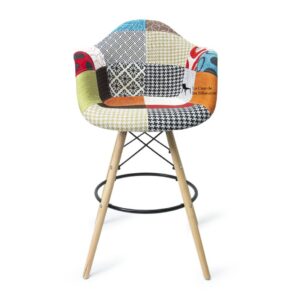 TABURRTE SILLON TOWER ALTO TAPIZADO MULTICOLOR